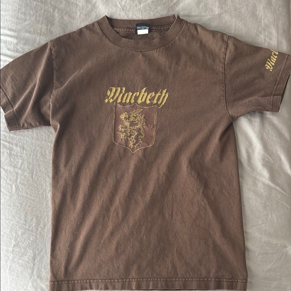 Y2K Vintage Rare Macbeth Band T-Shirt XL Blink 182 Tom DeLonge Skateboard Punk
